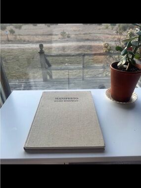 Manifesto by Julian Rosefeldt Linen Hardcover - Beige